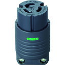 明工社:明工 接地2P15A引掛コネクターボデー(L5-15)15A.125V(黒) MH8151B 型式:MH8151B(4)