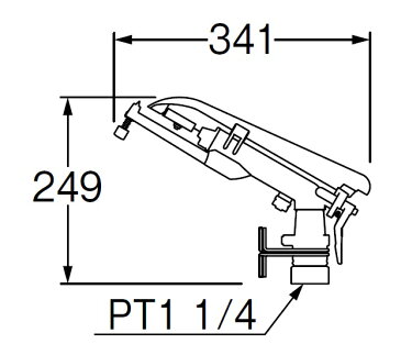 SANEI(旧:三栄水栓製作所):レインガン 型式:C401-30