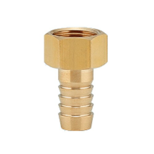 カクダイ:ナットつきホースニップル 型式:613-36-3/8×10.5