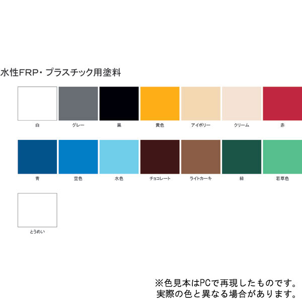 サンデーペイント:水性FRPプラスチック塗料 200ml 型式:＃266692 2