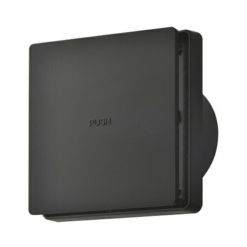 バクマ工業:樹脂製プッシュ式レジスター(花粉フィルター付) 型式:REPD-100JPF-BK