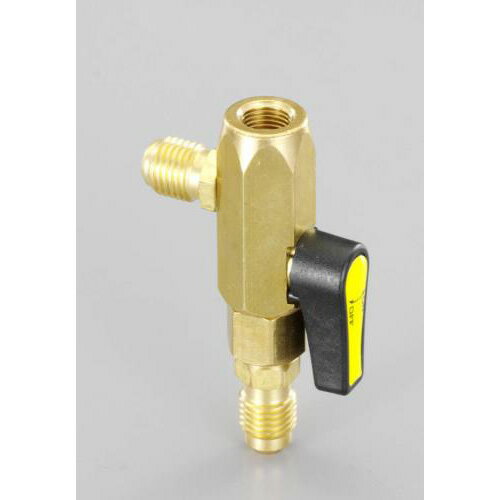 エスコ:F1/4”×NPT1/8” ゲージ用ボールバルブ 型式:EA105Z-1