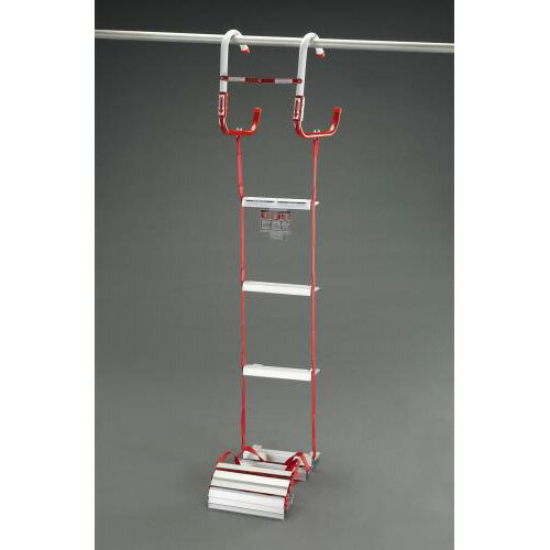 エスコ:3.96m 避難ハシゴ(折リ畳ミ式) 型式:EA904Z-51