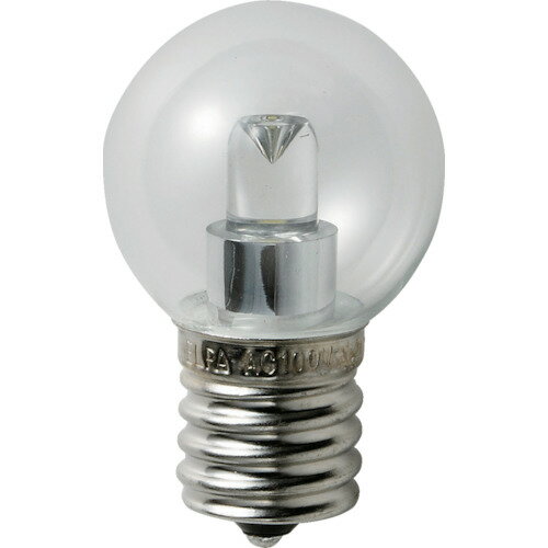 朝日電器:ELPA LED電球G30形E17 型式:LDG1CN-G-E17-G245