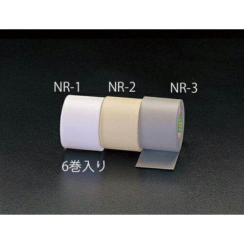 エスコ:50mmx18m コーテープ・非粘着(灰/6巻) 型式:EA944NR-3（1セット:6個入）