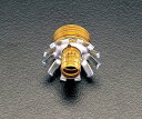 【SALE価格】エスコ (ESCO) EA124GC-21B 3/4"NHx3/4" オス ホース口金 EA124GC-21B 【8個セット】