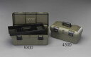 エスコ (ESCO) EA505K-530D 530x253x220mm 工具箱(中皿付/OD色) EA505K-530D(4)