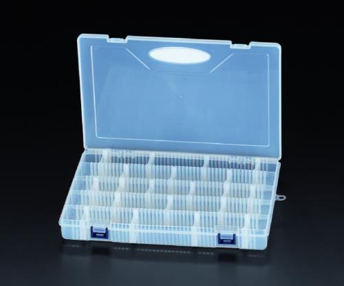 エスコ (ESCO) EA508KD-24 300x206x39mm パーツケース(クリアー) EA508KD-24 【5個セット】