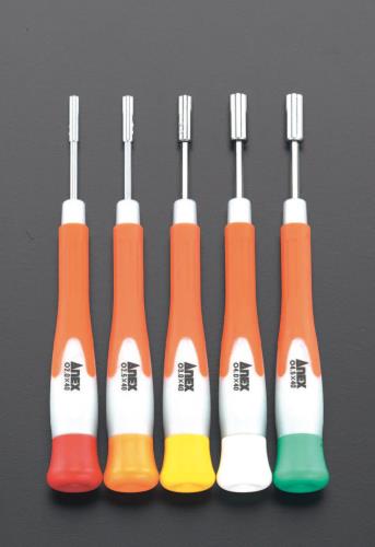 【SALE価格】エスコ (ESCO) EA552EP 5本組 [Socket]ドライバー EA552EP 【3組セット】