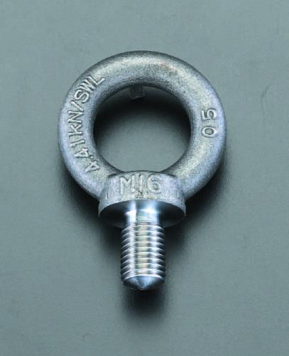 エスコ (ESCO) EA638SN-6 M6x14mm アイボルト(鍛造) EA638SN-6 【14個セット】(4)