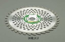 【SALE価格】エスコ (ESCO) EA898B-62 255mmx 40T 超硬チップソー(草刈機用/30枚) EA898B-62