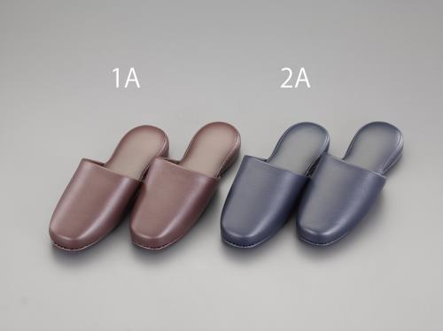 エスコ (ESCO) [L] 抗菌スリッパ(ブラウン) EA910SY-1A