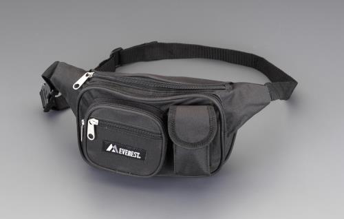 エスコ (ESCO) EA927CK-3 355x 76x165mm/2.5L ウエストポーチ(ブラック) EA927CK-3 【3個セット】