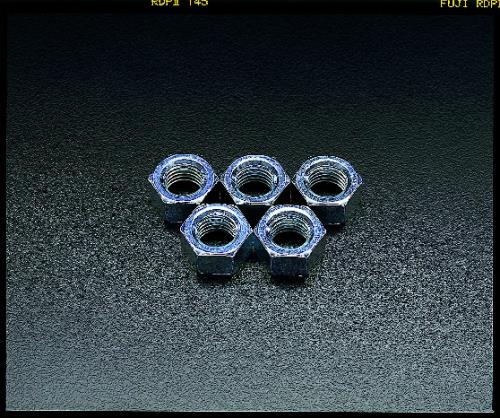 エスコ (ESCO) EA949GG-16 M16 六角ナット(ユニクロメッキ/5個) EA949GG-16 【10袋セット】