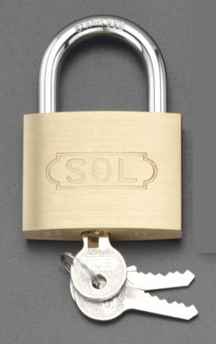 【SALE価格】エスコ (ESCO) EA983TC-52 30mm シリンダー錠(ステンレス製ツル) EA983TC-52 【5個セット】