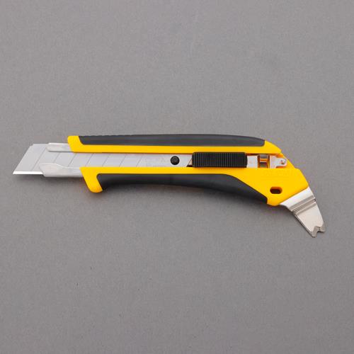 エスコ (ESCO) EA589CY-51 170mm カッターナイフ(ソフトグリップ/M字爪) EA589CY-51 【6本セット】