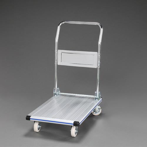 【SALE価格】エスコ (ESCO) EA520BE-7A 740x480mm/150kg 運搬車(ブレーキ付/アルミ製) EA520BE-7A(4)