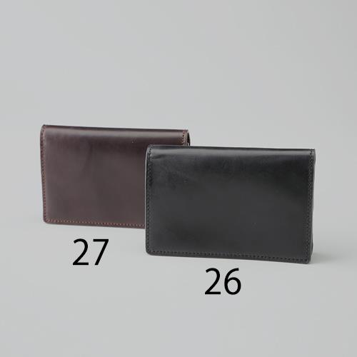 エスコ (ESCO) EA927AE-26 110x 20x 80mm 名刺入れ(馬革/ブラック) EA927AE-26