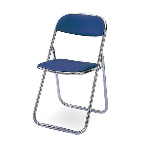エスコ (ESCO) 430x478x735mm 折畳み椅子(ブルー) EA956XE-26