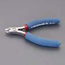 エスコ (ESCO) EA535TC-1 120mm 精密用ニッパー(セミフラッシュ/ESD) EA535TC-1