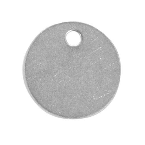 【SALE価格】エスコ (ESCO) EA591HG-21 25mm タグブランク(ステンレス 丸/10枚) EA591HG-21 【12PACKセット】