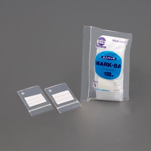 エスコ (ESCO) EA944CB-100A 100x 70mm ポリ袋(チャック付/100枚) EA944CB-100A 【10袋セット】