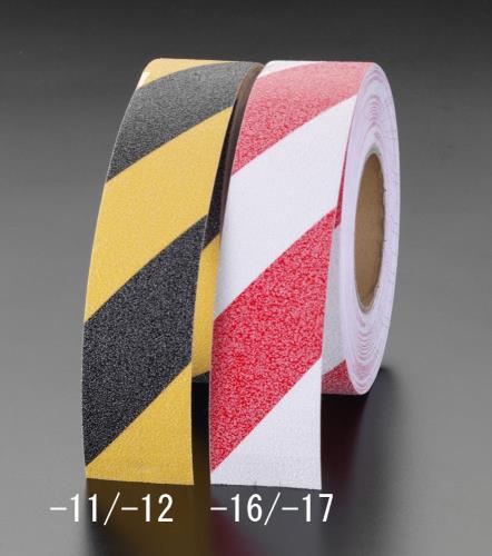 【SALE価格】エスコ (ESCO) EA944DA-16 50mmx18.3m 滑り止めテープ(赤/白) EA944DA-16