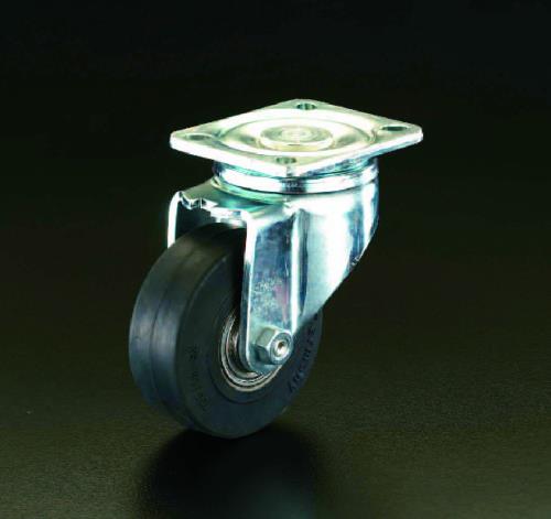 【SALE価格】エスコ (ESCO) EA986HF-125 125mm キャスター(自在金具) EA986HF-125