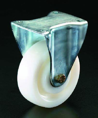 【SALE価格】エスコ (ESCO) EA986HN-250 250mm キャスター(固定金具・ナイロン車輪) EA986HN-250