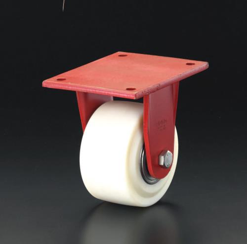 【SALE価格】エスコ (ESCO) EA986KX-250 250mm キャスター(固定金具・ナイロン車輪) EA986KX-250