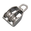 【SALE価格】エスコ (ESCO) EA987SM-65 31mm 滑車(ステンレス製/2車) EA987SM-65