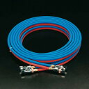 【SALE価格】エスコ (ESCO) EA300AC-20 (5+5mm)x20m カプラ付ツインホース EA300AC-20