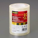 【SALE価格】エスコ (ESCO) EA765M-24A 24mmx35m 軽包装用テープ(5巻) EA765M-24A 【9巻セット】
