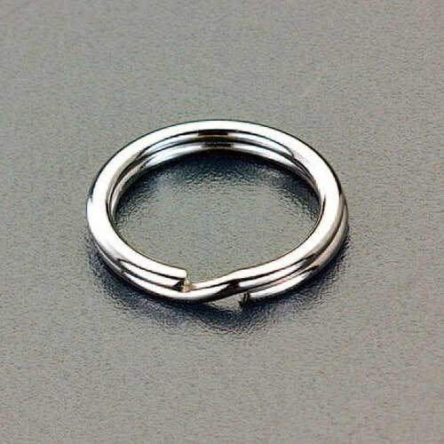 エスコ (ESCO) EA638D-2 21.8x1.65mm キーリング(スチール製 10個) 12pkセット haikanshop-13534022 配管材料プロ トキワ パッケージ画像