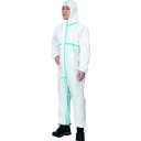 TRUSCO 【売切廃番】衛生作業用不織布製使い捨て防護服 Mサイズ ( MPW-M ) トラスコ中山(株)