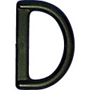 TRUSCO 樹脂製平ベルト用D環 25mm 5個入 ( TDCNJ-25 ) トラスコ中山(株)