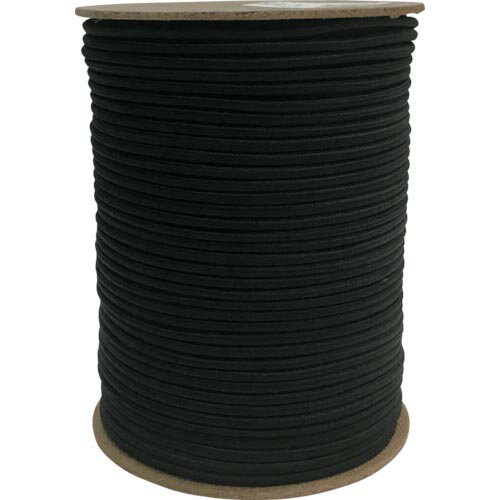 ユタカメイク ゴム タイトゴムロープボビン巻 4.5φ×100m ブラック ( RT-19 ) (株)ユタカメイク