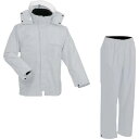 【SALE価格】前垣 AP300PVCレインスーツ シルバー Lサイズ ( AP300 SLV L ) (株)前垣