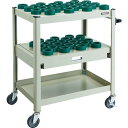 TRUSCO TCW型ツーリングワゴン HSK63A BT40 NT40 45個 スライド棚付 NG色 ( TCW-TE02CA-NG ) トラスコ中山(株)