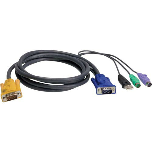 ATEN　USB・PS／2コンボKVMケーブル　SPHDタイプ　3m 2L-5303UP ( 2L5303UP ) ATENジャパン（株）