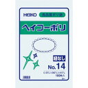 HEIKO ポリ規格袋 ヘイコーポリ 03 No.14 紐なし 100枚入り ( 006611401 ) (株)シモジマ
