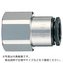 チヨダ ファイブフィメイルコネクタ- 8mm・Rc1/8 ( F8-01F ) 千代田通商(株)