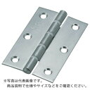 TRUSCO ステンレス製厚口蝶番 ナイロンリング入 全長64mm (4個入) ( ST-888NR-64HL (4コイリ ヘアーライン ビスツキ ) トラスコ...