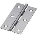 TRUSCO スチール製薄口普通蝶番 生地仕上げ 全長76.0mm (10個入) ( 550-76N (10コイリ キジビスナシ) ) トラスコ中山(株)