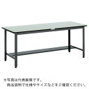 TRUSCO 中荷重作業台(500kg)AEW型 900X750XH740 基本タイプ ダークグレー色 ( AEWR-0975 (リノリュームバリテンバン) ) トラスコ中山(株)