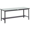 【SALE価格】TRUSCO 中荷重作業台(500kg)AEW型 1800X750XH740 基本タイプ ダークグレー色 ( AEWR-1875 (リノリューム...