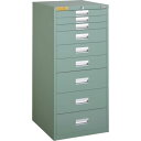【SALE価格】TRUSCO LVE型キャビネット 500×550×H1100 引出9段 ( LVE-1104 ) トラスコ中山(株)