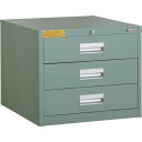 【SALE価格】TRUSCO LVE型キャビネット 500X550XH420 引出3段 ( LVE-426 ) トラスコ中山(株)