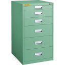【SALE価格】TRUSCO LVE型キャビネット 500×550×H880 引出6段 ( LVE-884 ) トラスコ中山(株)