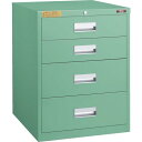 【SALE価格】TRUSCO LVE型キャビネット 500X550XH650 引出4段 ( LVE-653 ) トラスコ中山(株)